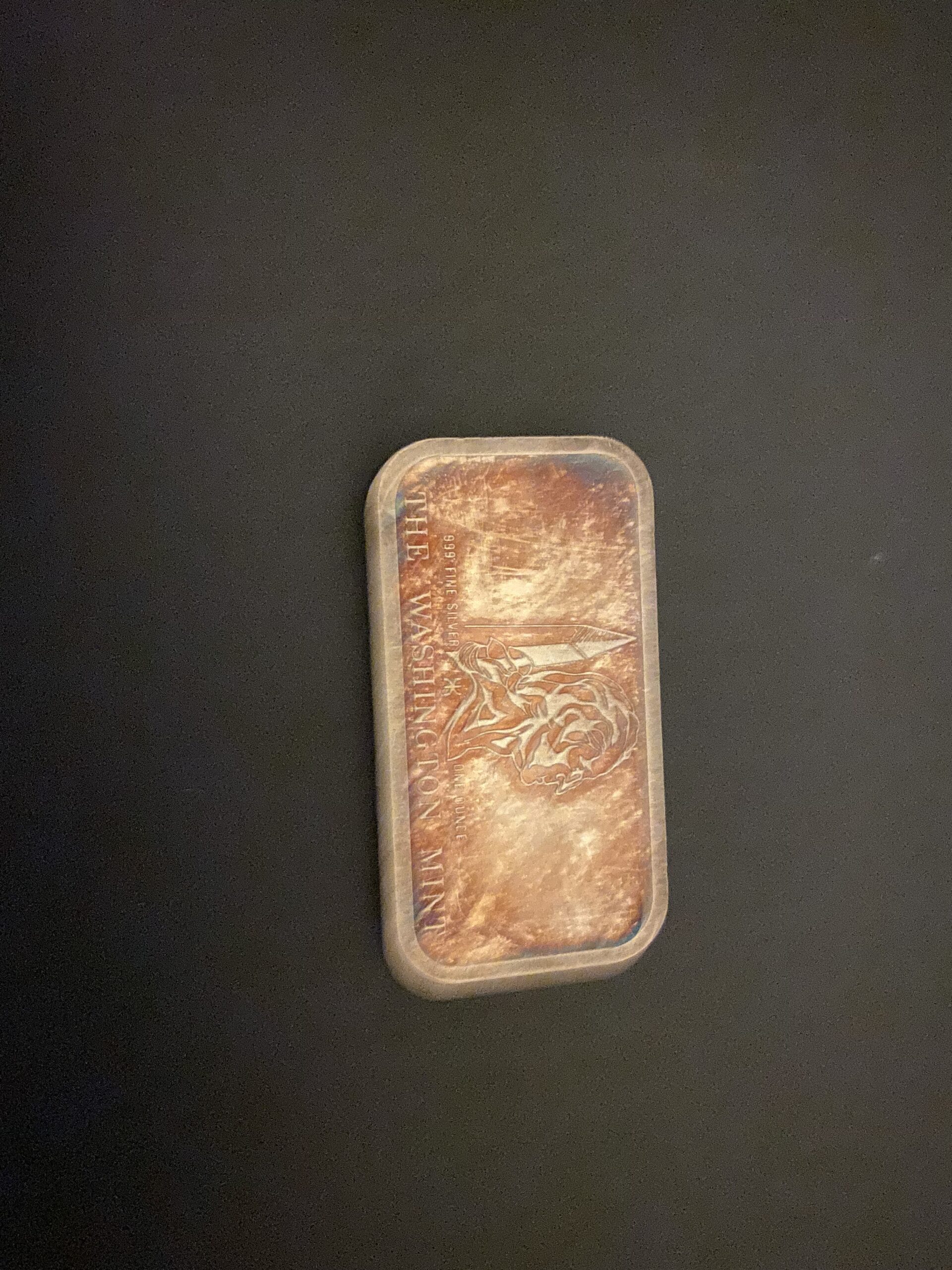 1 oz silver bar (The Washington Mint)