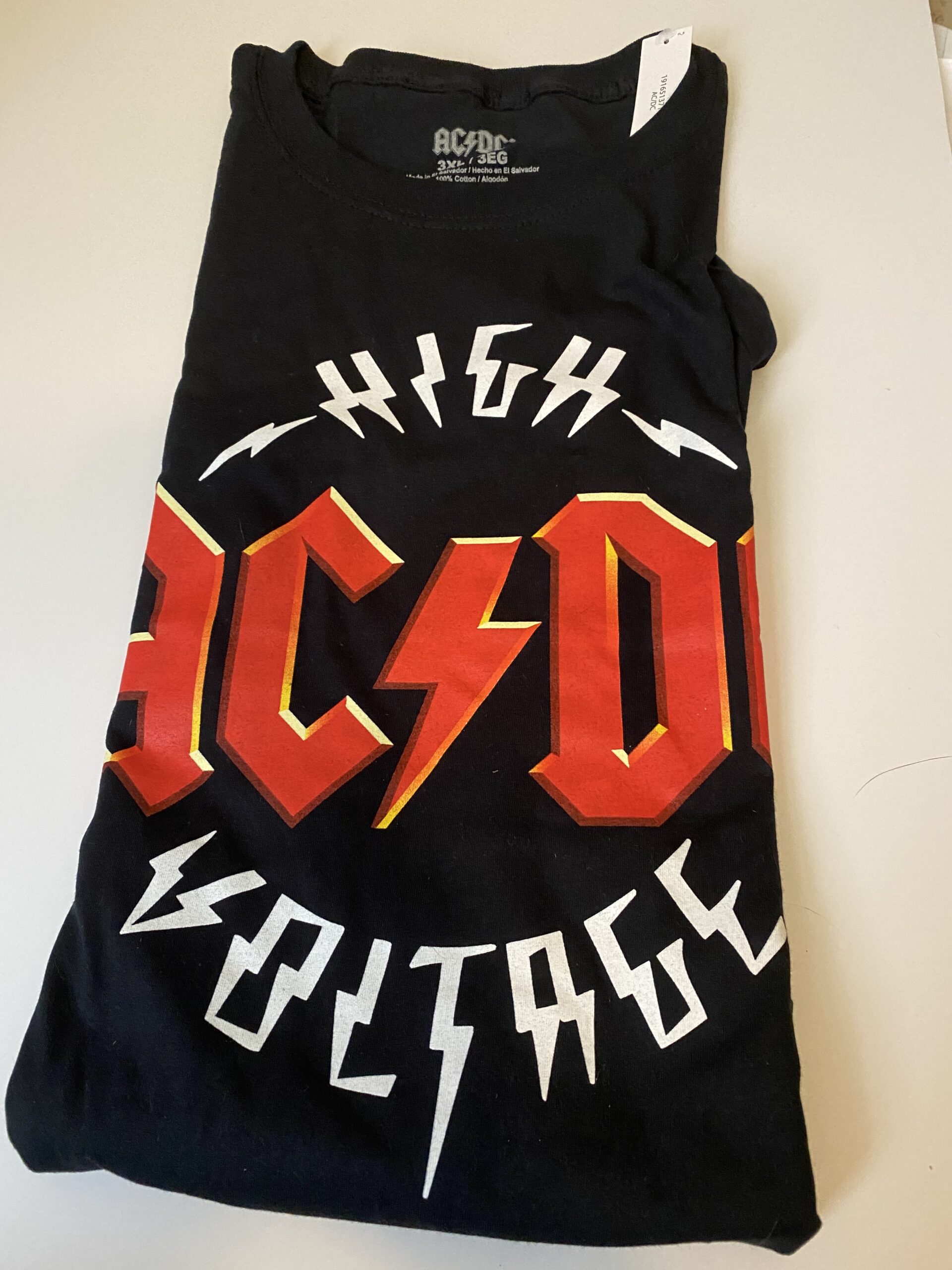 AC/DC High Voltage T-Shirt (Adult 3XL) New