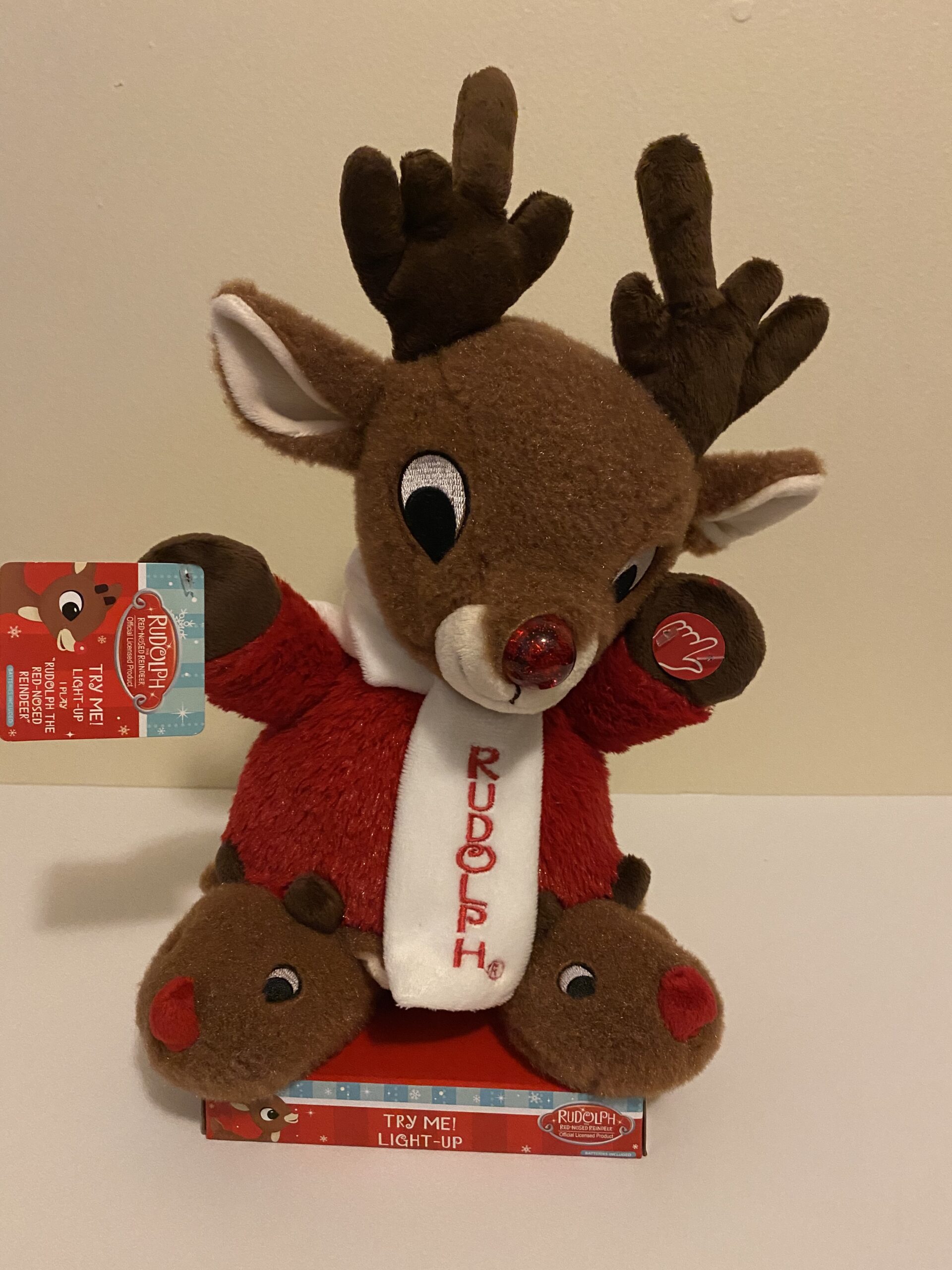 Rudolf The Red Nose Reindeer Stuffed Toy